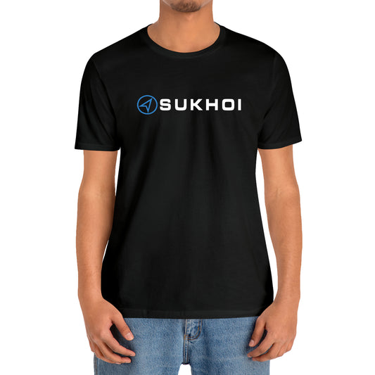 Sukhoi Russian Aircraft Logo Symbol T-Shirt Size S to 3XL