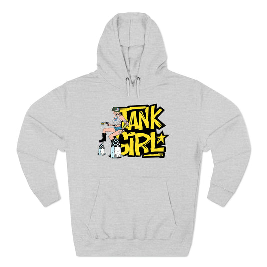 Tank Girl Charlie Don’t Surf Logo Gray Hoodie Sweatshirt Size S to 3XL