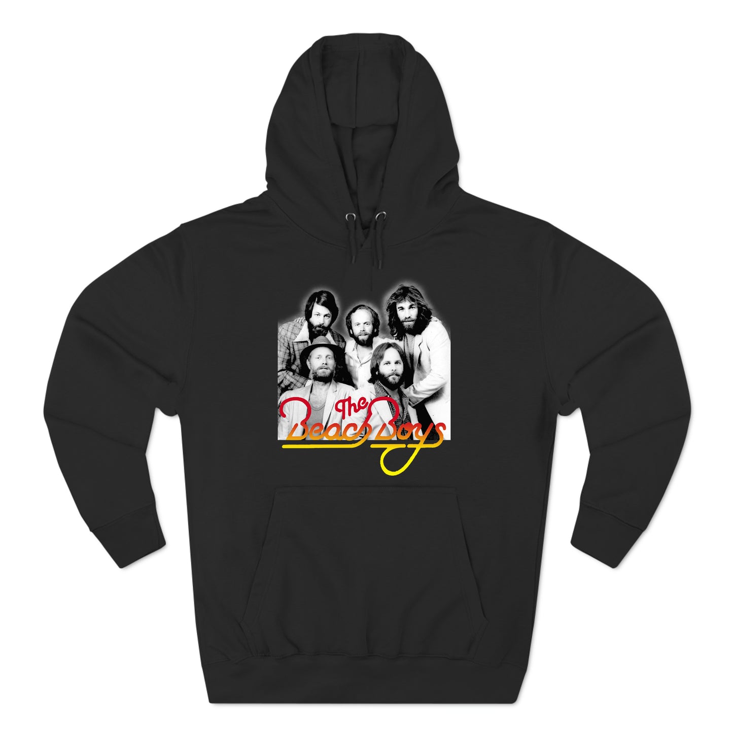 The Beach Boys Rock Band Legend Logo Black Hoodie Sweatshirt Size S to 3XL