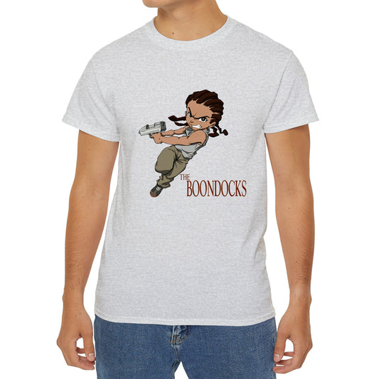 The Boondocks Tv Show Logo Symbol T-Shirt Size S to 3XL