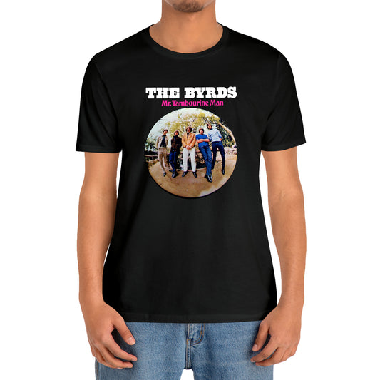 The Byrds Rock Band Legend Black T-Shirt Size S to 3XL