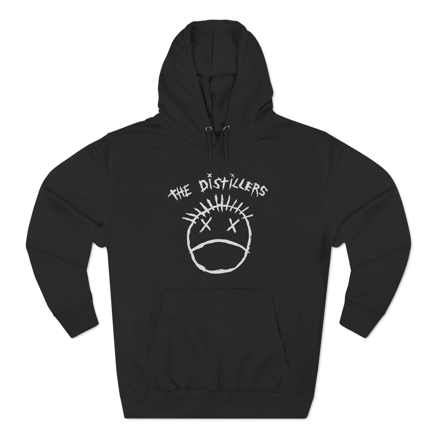 The Distillers Punk Rock Band Logo Black Hoodie Sweatshirt Size S to 3XL