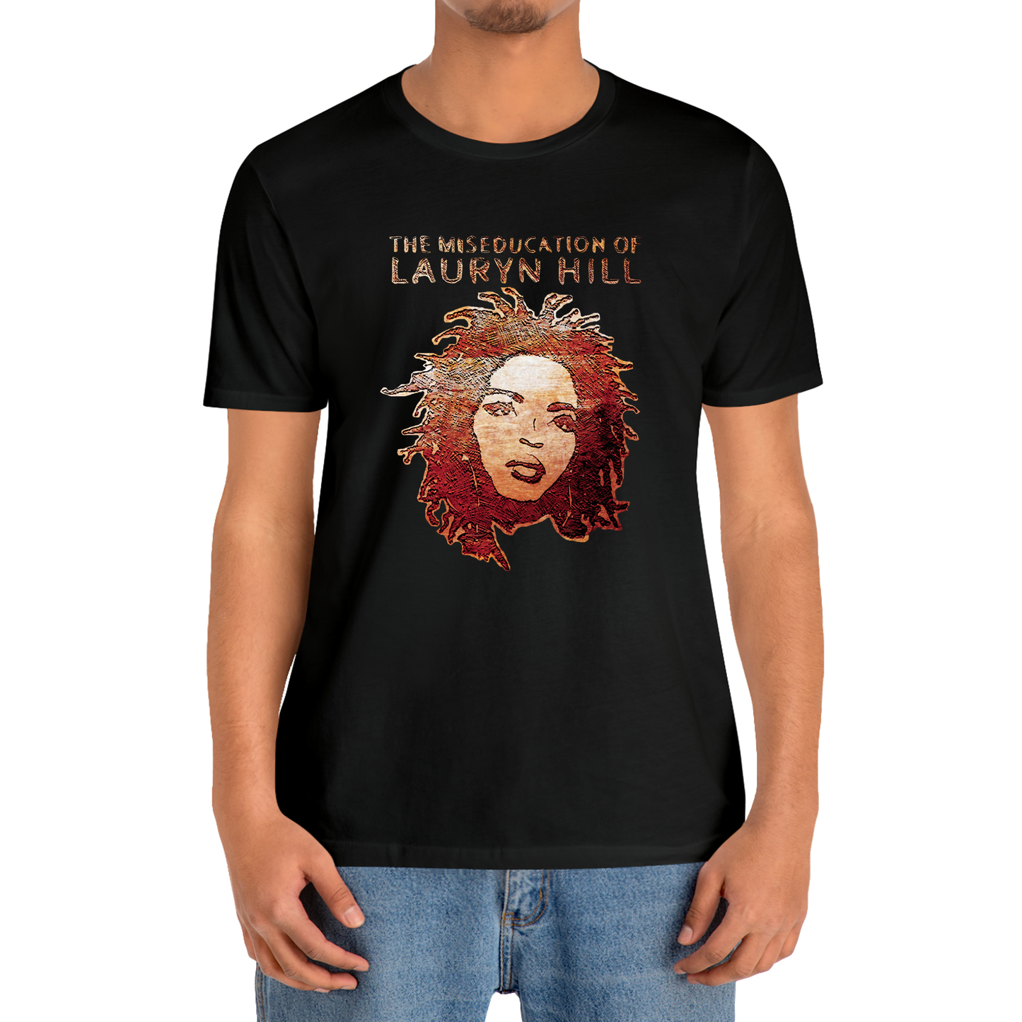 Lauryn Hill The Miseducation Of Music Legend Black T-Shirt Size S to 3XL