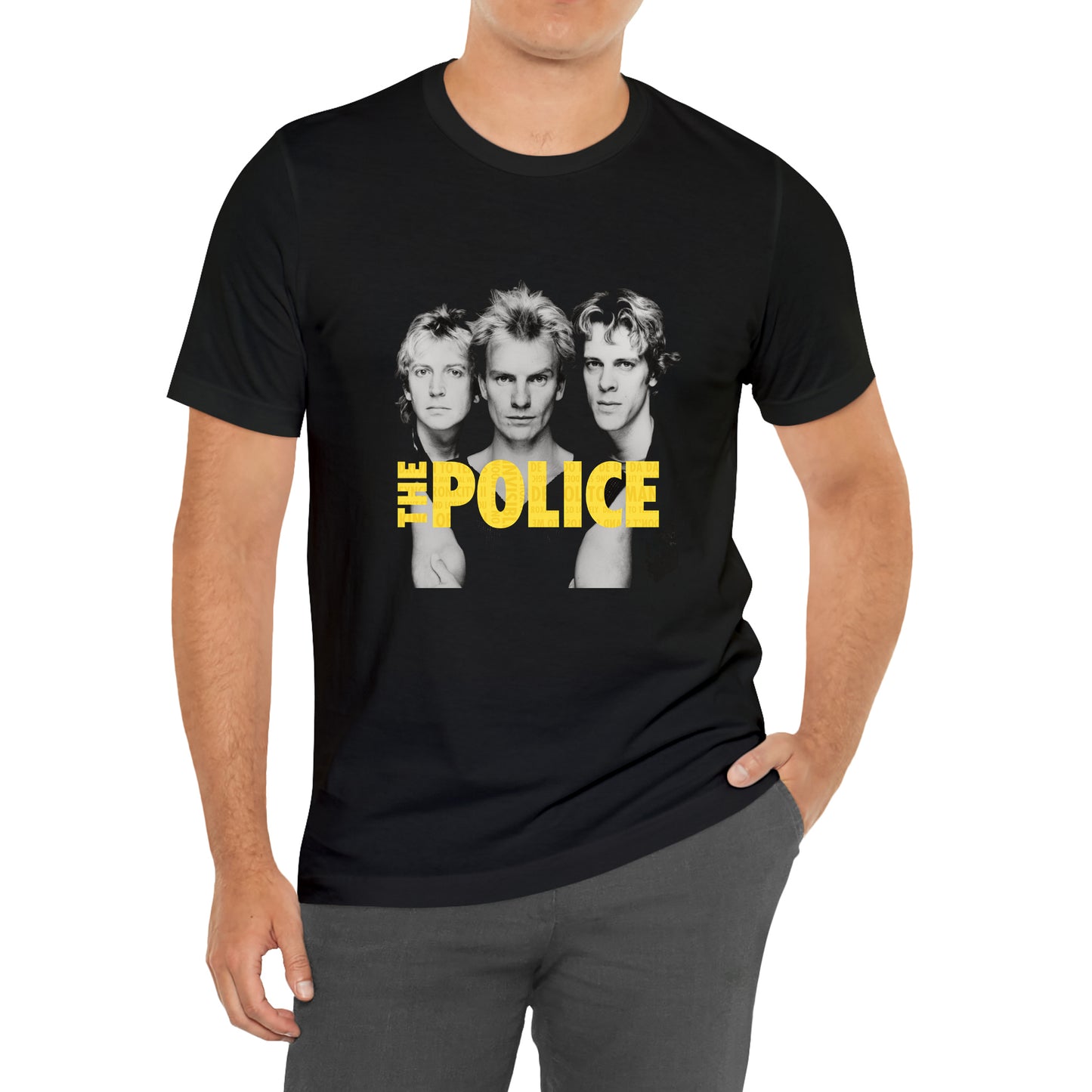 The Police English Rock Band Logo Symbol T-Shirt Size S to 3XL