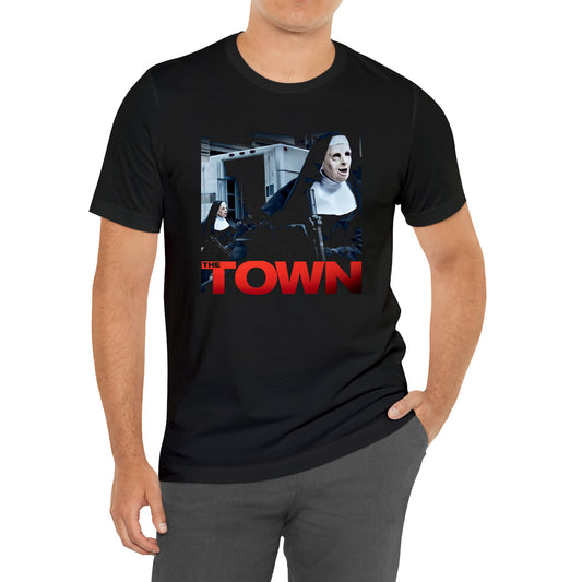 The Town 90's Horror Movie Black T-Shirt Size S to 3XL