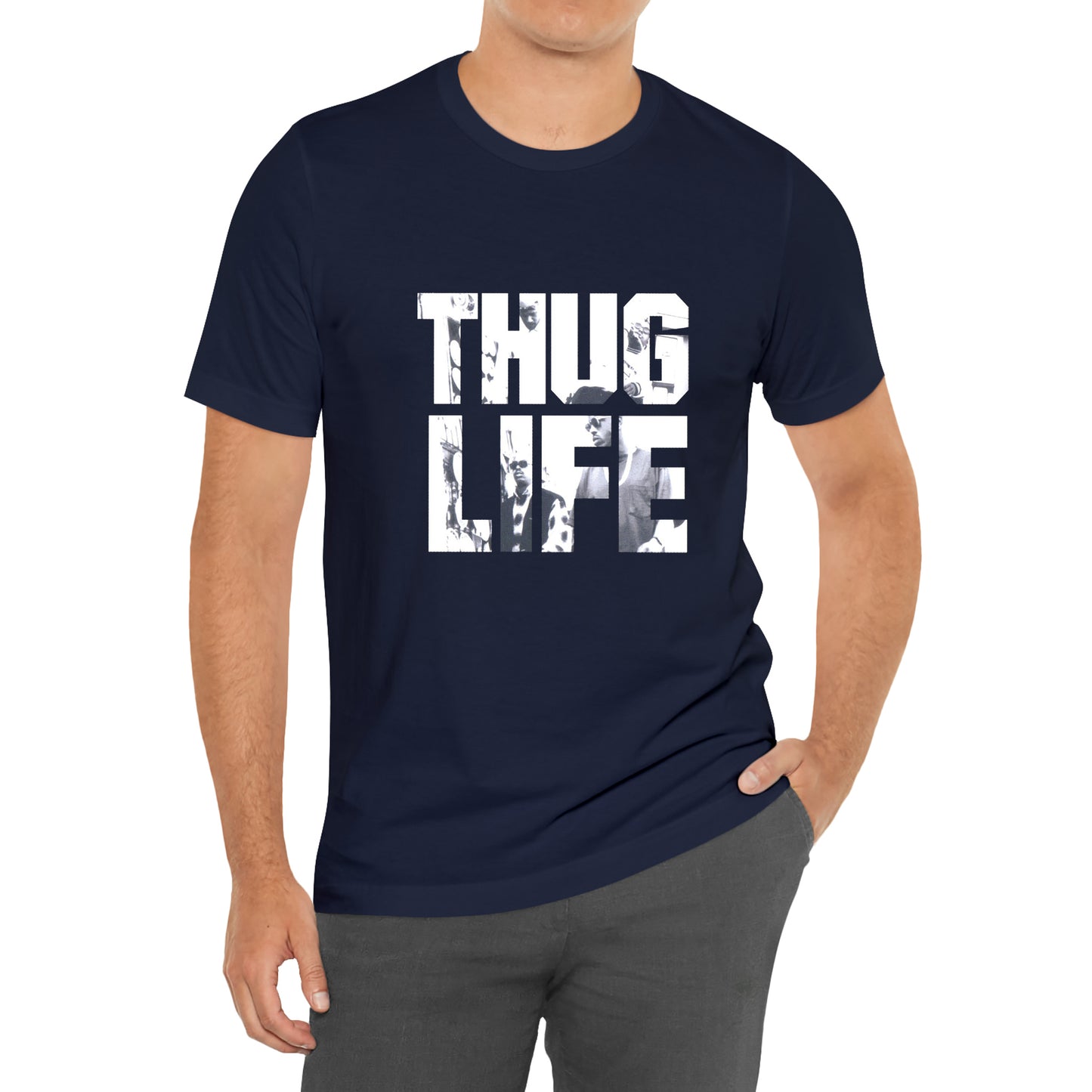 Thug Life American Hip Hop Group Logo Symbol T-Shirt Size S to 3XL