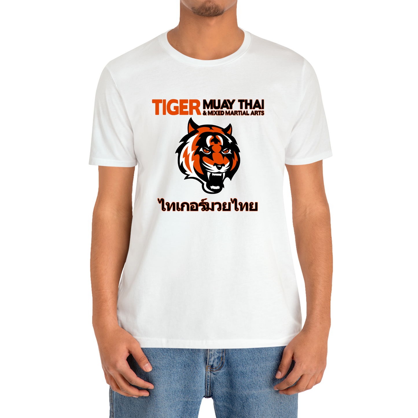 Tiger Muay Thai Martial Arts Logo T-Shirt Size S to 3XL