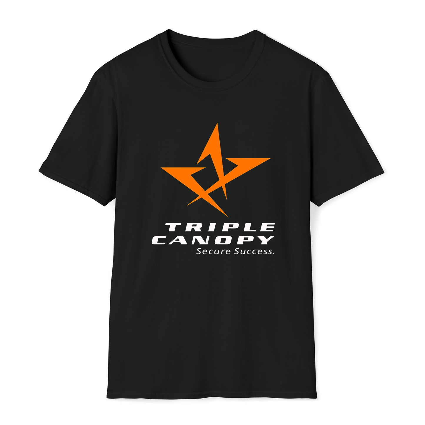 Triple Canopy Security Company Logo Black T-Shirt Size S to 3XL