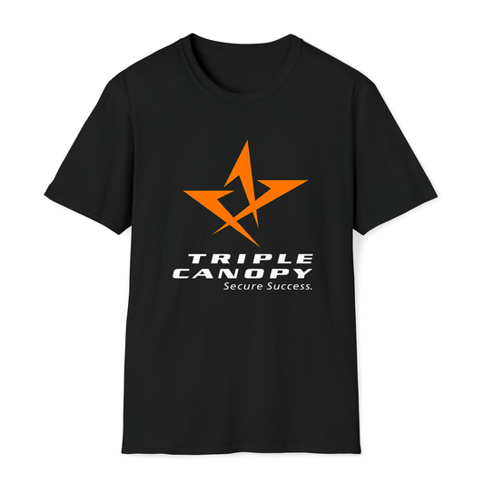 Triple Canopy Security Company Logo Black T-Shirt Size S to 3XL