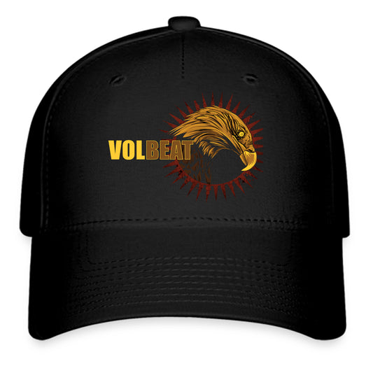 Volbeat Fallen Rock Band Logo Symbol Black Baseball Cap Hat Size Adult S/M and L/XL