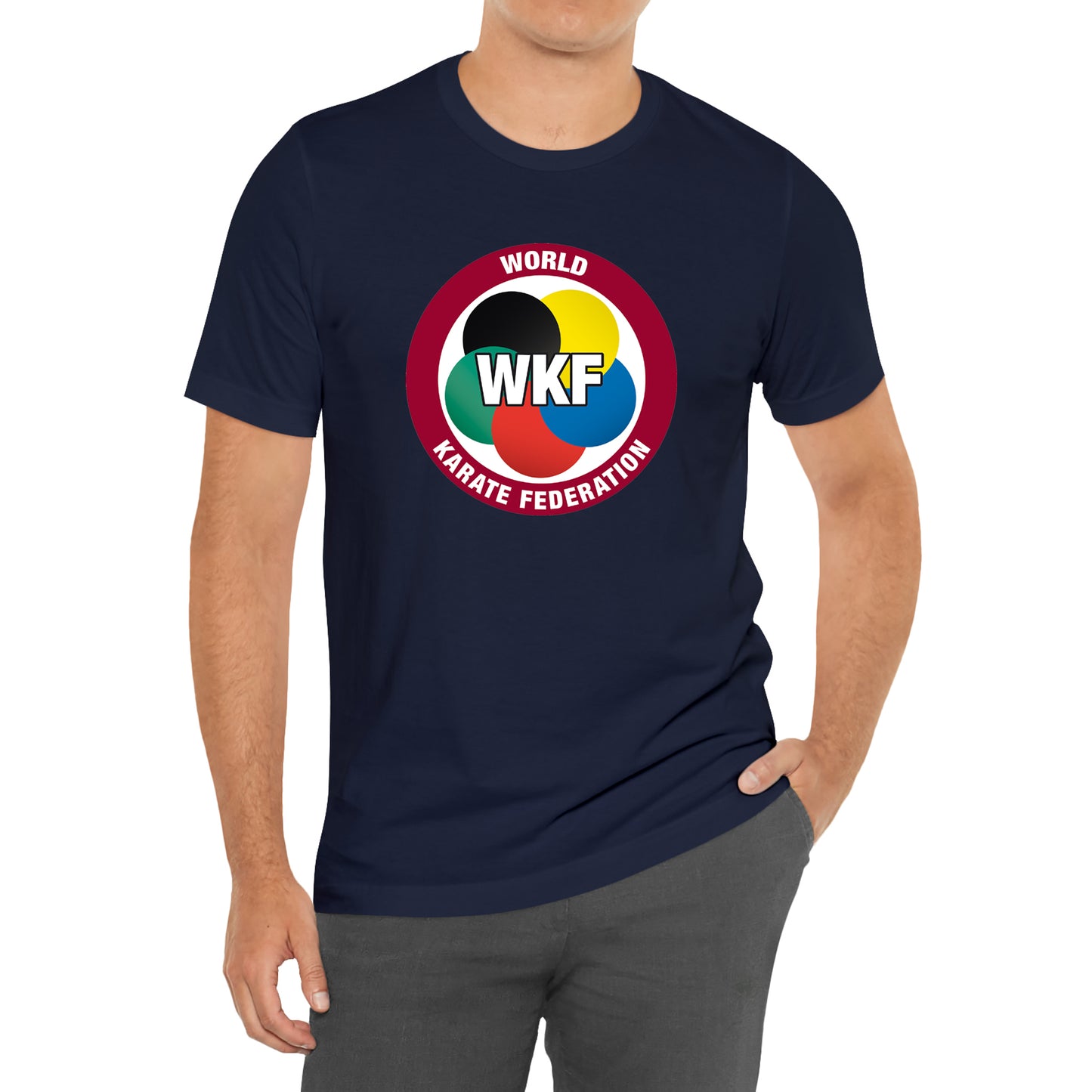 WKF World Karate Federation Symbol T-Shirt Size S to 3XL