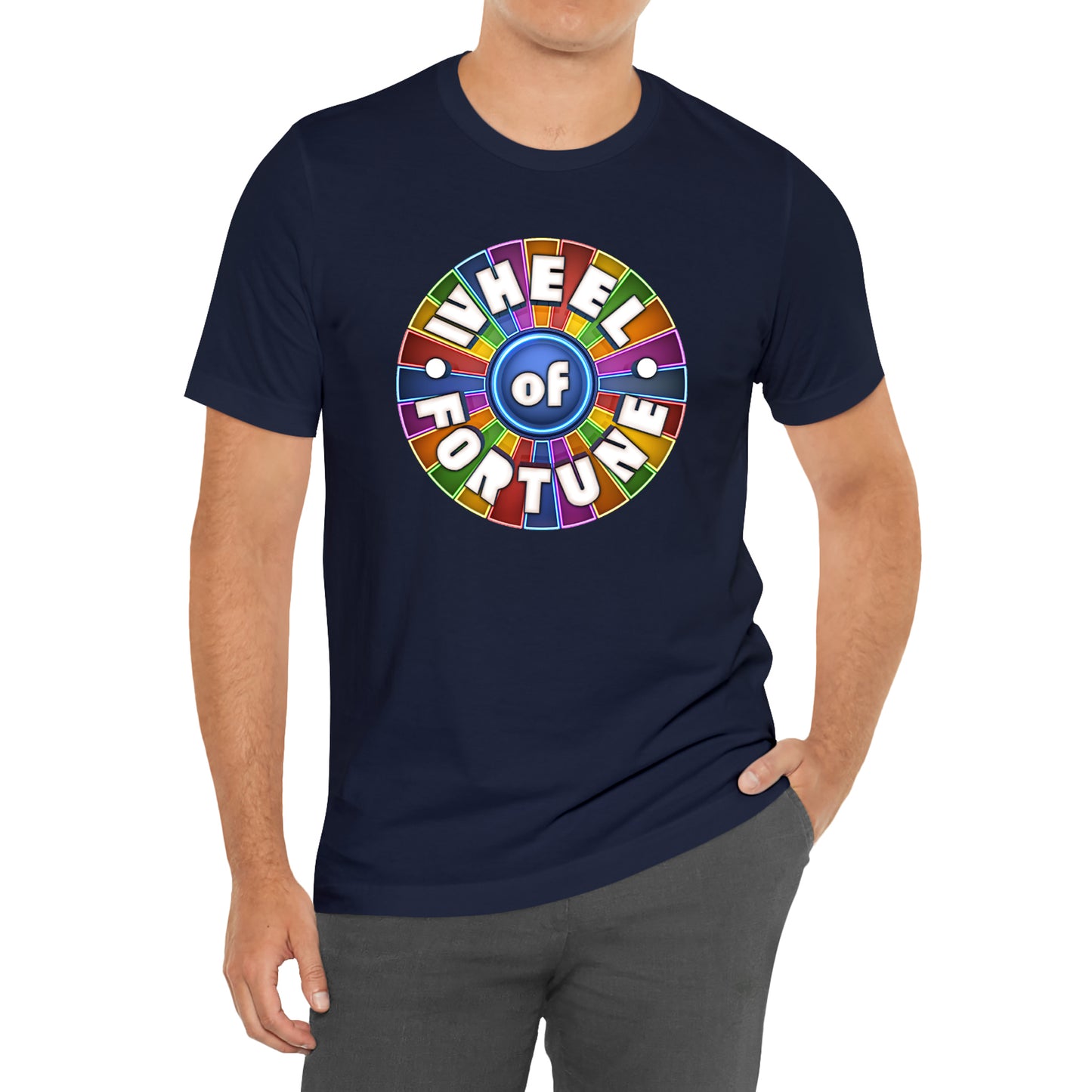 Wheel of Fortune Game TV Show Logo T-Shirt Size S to 3XL