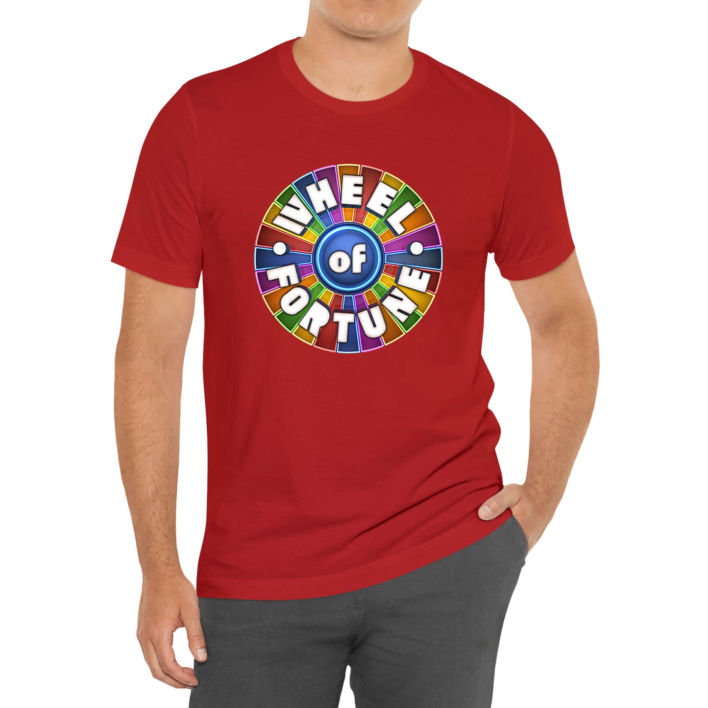 Wheel of Fortune Game TV Show Logo T-Shirt Size S to 3XL