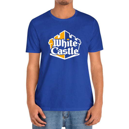 White Castle Hamburgers Logo Blue T-Shirt Size S to 3XL