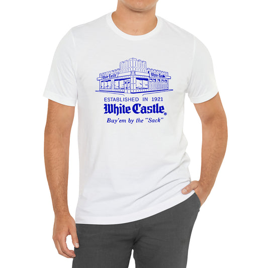 White Castle Hamburger est. 1921 Logo White T-Shirt Size S to 3XL