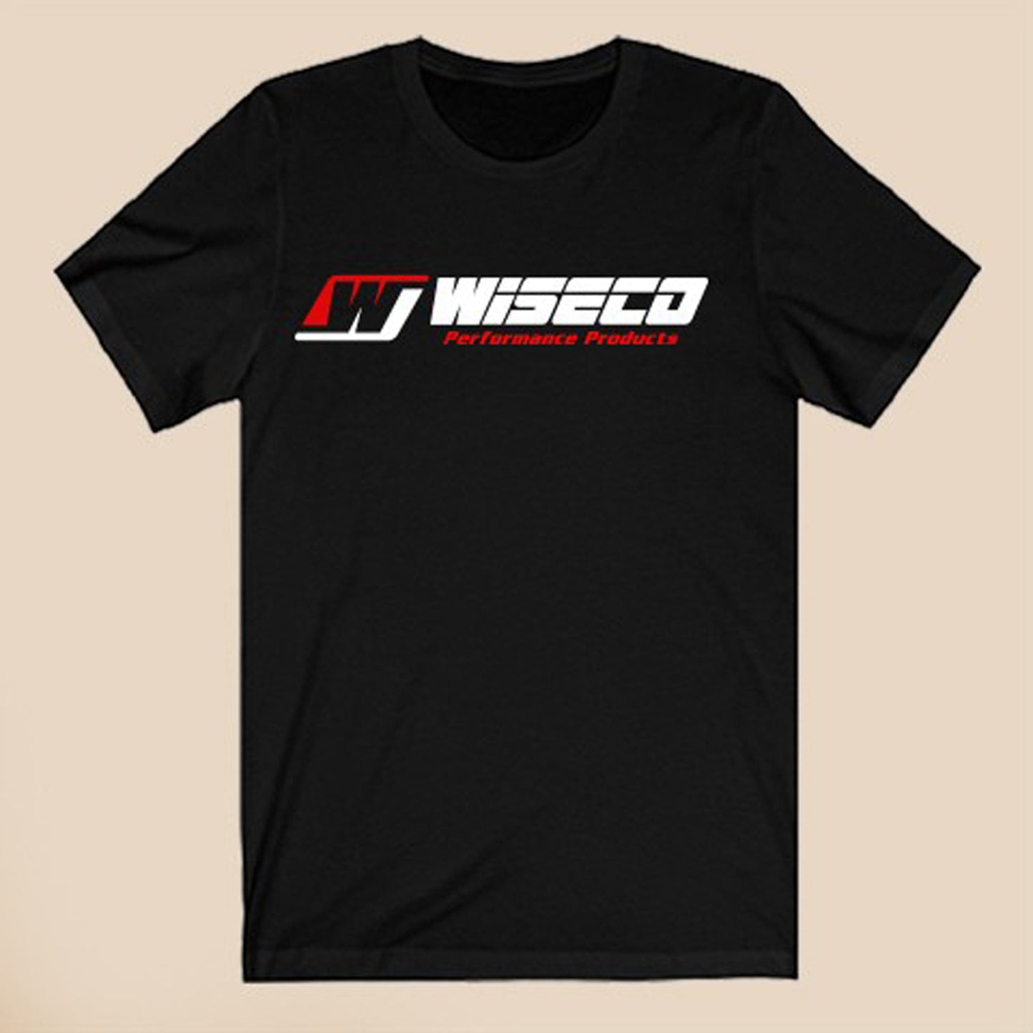 Wiseco Performance Piston Logo Symbol Black T-Shirt Size S to 3XL