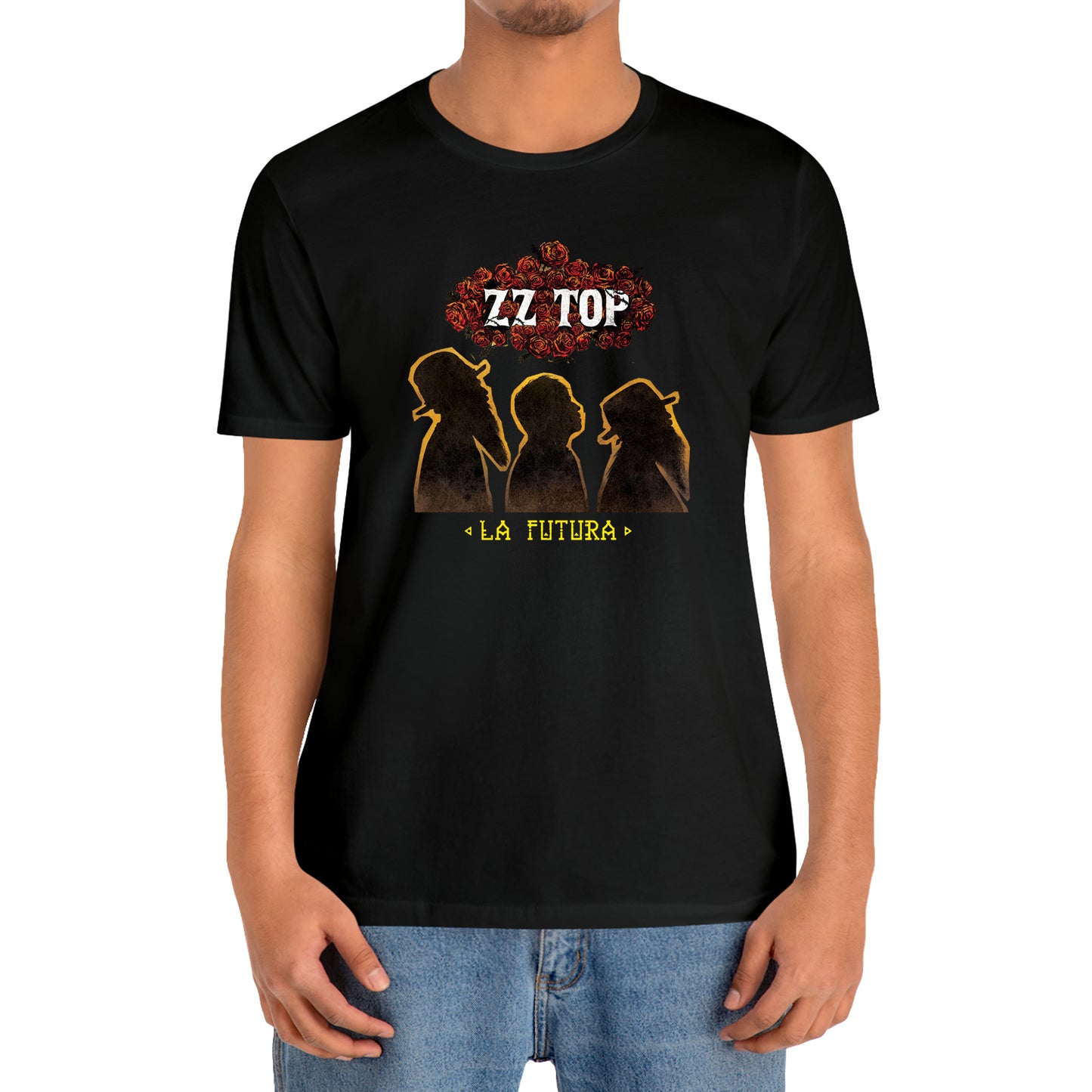 ZZ TOP La Futura Rock Band Legend Black T-Shirt Size S to 3XL