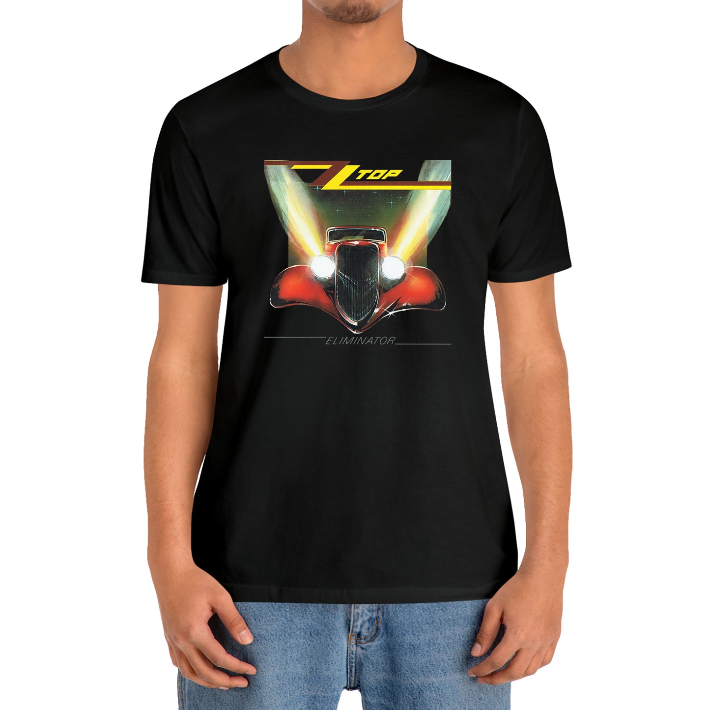 ZZ TOP Eliminator Rock Band Legend Logo Black T-Shirt Size S to 3XL