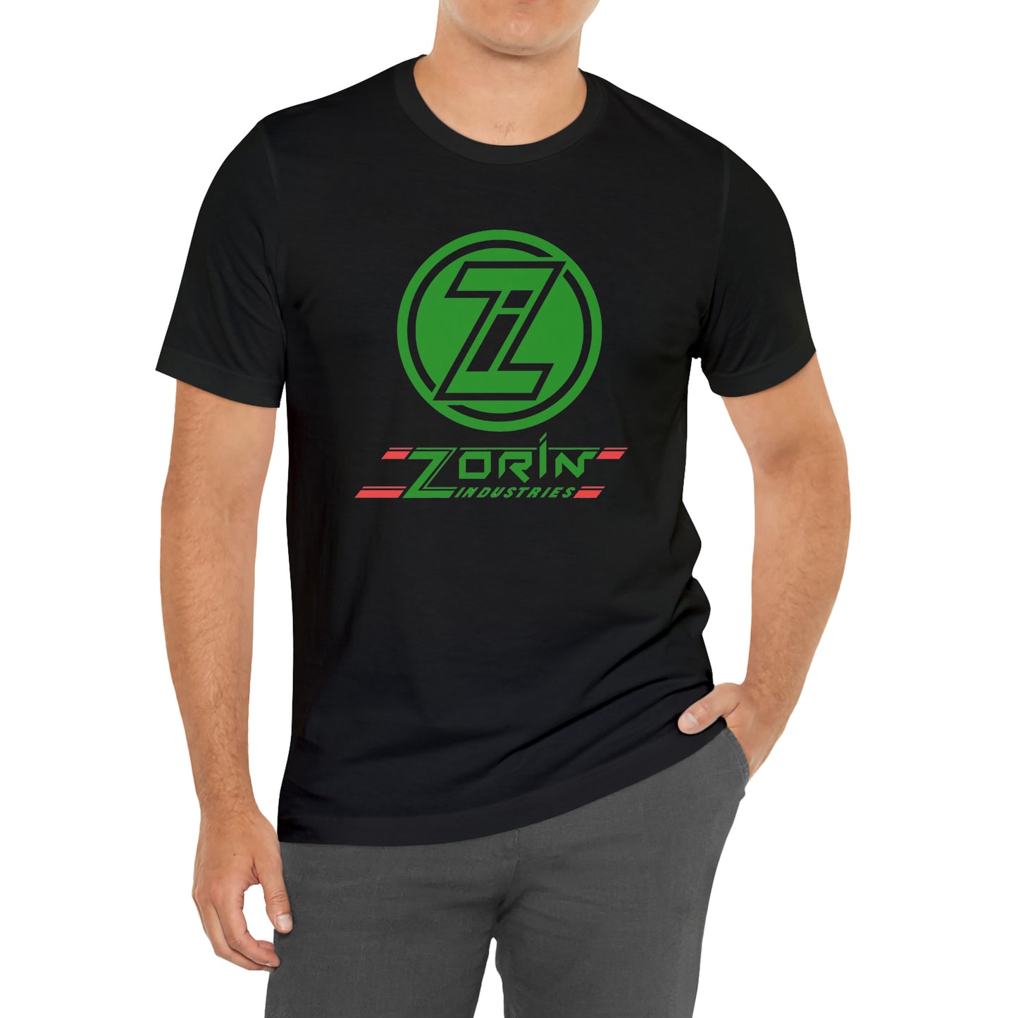 Zorin Industries Logo 007 Movie Black T-Shirt Size S to 3XL