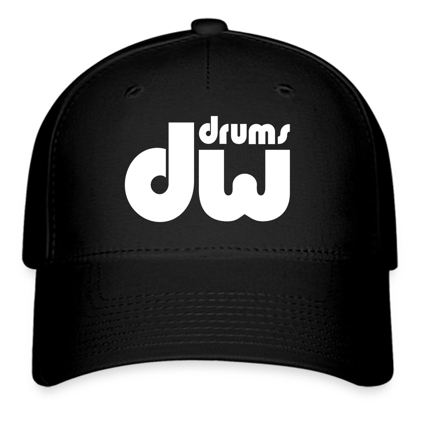 DW Drums Logo Symbol Black Baseball Cap Hat Size Adult S/M and L/XL