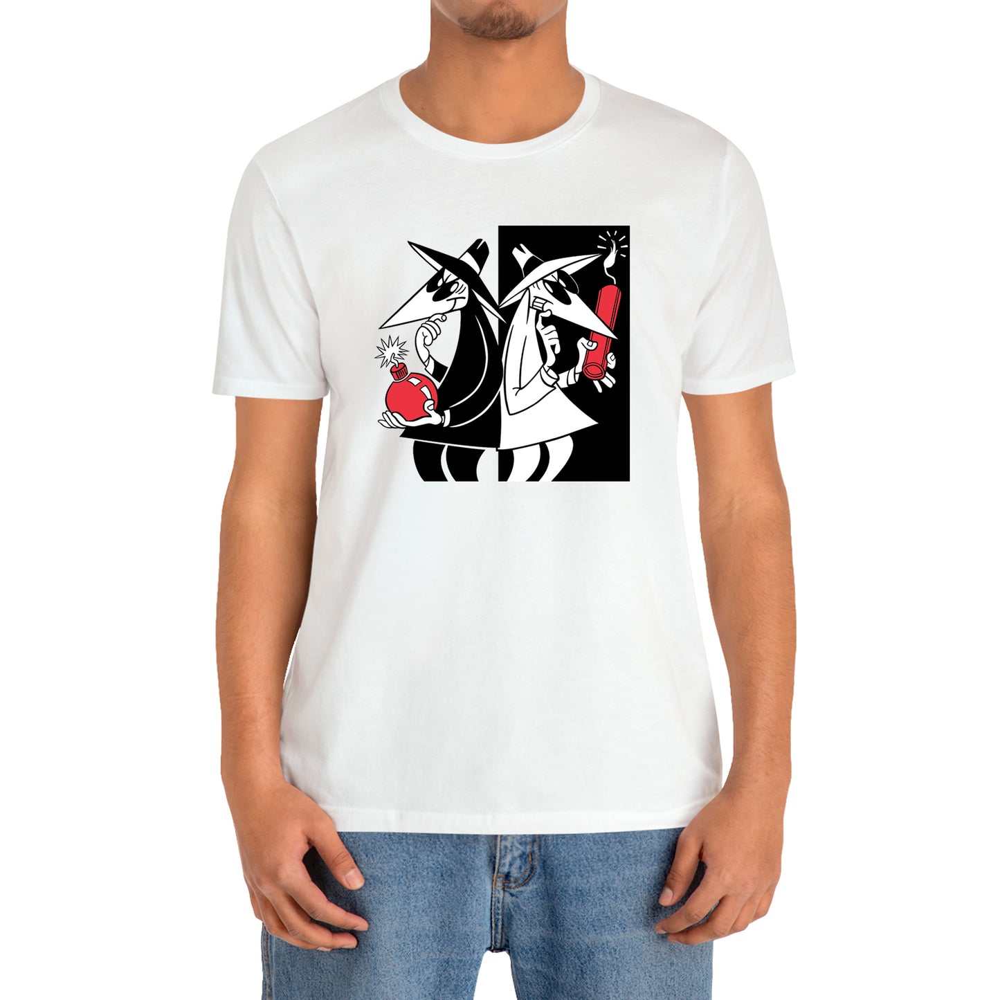 Spy vs Spy Magazine Logo T-Shirt Size S to 3XL